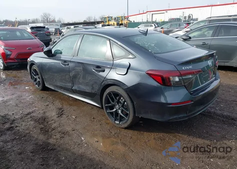 2025 Honda Civic Hybrid Sport/Sport Touring z USA, uszkodzony, nr VIN 2HGFE4F84SH335018